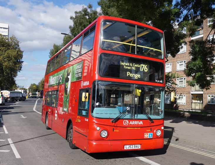 Arriva London Volvo B7TL Alexander ALX400 VLA48